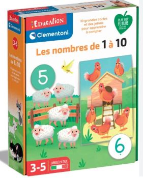 CLE52595 - Numbers from 1 to 10 | from 3 years old