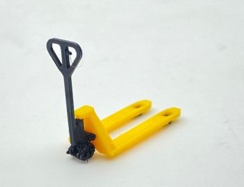 MSM5474/02 - Miniature yellow and black pallet truck