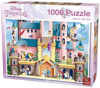 KING55917 - 1000 pieces puzzle Disney Princess The magic palace