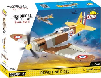 COB5734 - DEWOITINE D.520 military aircraft – 335 pieces