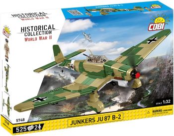 COB5748 - JUNKERS JU-87 B-2 military aircraft - 525 pieces