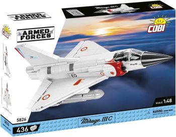 COB5826 - Military aircraft MIRAGE IIIC MOVIE - 436 Pieces