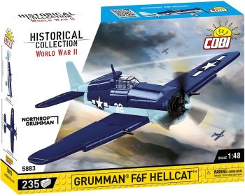 COB5883 - Military Aircraft Grumman F6F Hellcat - 235 Parts