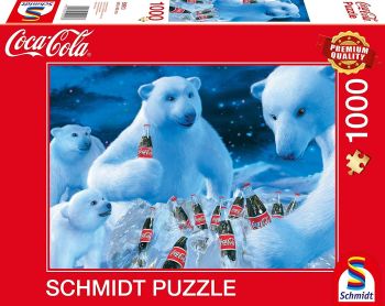 SCM59913 - 1000 Pieces Polar Bear Puzzle COCA COLA