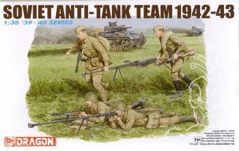 DRA6049 - Soviet anti-tank team 1942 1943 to be assembled and painted