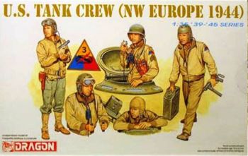 DRA6054 - American tank crew NW Europe 1944 to be assembled and painted