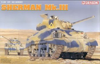 DRA6313 - SHERMAN Mk.III tank to be assembled and painted