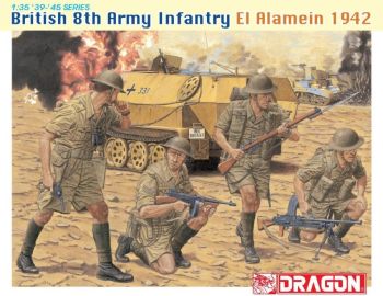 DRA6390 - British 8th Army El Alamein 1942 to be assembled and painted