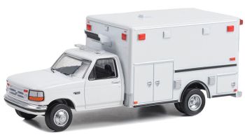 GREEN67061 - FORD F-350 Ambualnce 1992 White in blister pack