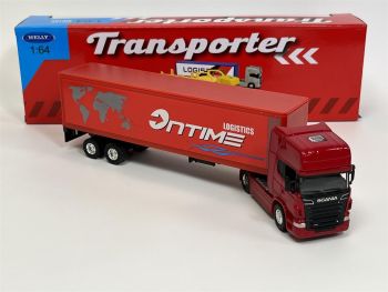 WEL68021 - SCANIA V8 R730 4x2 with 2 Axles trailer ONTIME Logistique