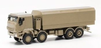 HER746984 - IVECO Trakker 8x8 with sand beige tarpaulin bed