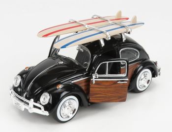 MMX79591 - VOLKSWAGEN Beetle 1966 Black with surfboard