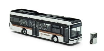 HOL8-1236 - Bus EBUSCO 2.2 promo with its charging station White