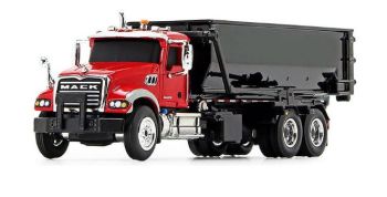 FIGE80-0344 - MACK Granite 6x4 with red and black drop-off container