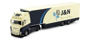 TEK82468 - VOLVO FH4 XL 4x2 with fridge trailer 2 Axles J&N BLUMEN