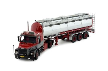 TEK82525 - SCANIA T142 4x2 with 3-axle tanker SVEND DAHL