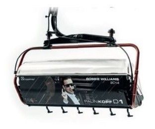 JC86500-3 - PALINKOPF Robbie Williams 6 Person Chairlift 2014