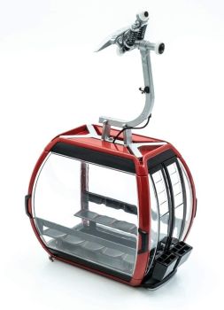 JC88501 - Red Omega V 10-person gondola