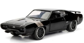 JAD98300 - PLYMOUTH GTX 1972 Black Fast & Furious