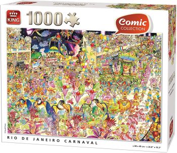 KING55926 - Puzzle 1000 Pieces The Canaval de RIO de JANEIRO