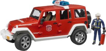 BRU2528 - JEEP Wrangler Rubicon fire vehicle with fireman