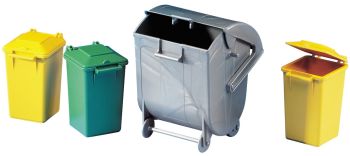 BRU2607 - Set of 4 garbage can BRUDER toys