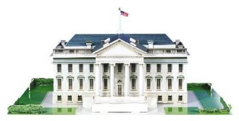 CLE0640 - White House 3D Puzzle - 102 Pieces