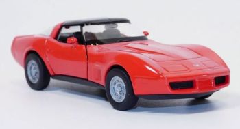 WELCH49720W - CHEVROLET Corvette Coupé 1982 red