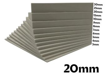 COLLE21-227 - TechnoFOAM polymer sheet - 20 mm - 30x21 cm