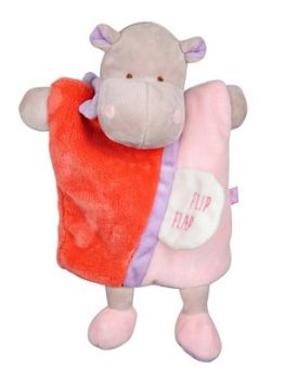 DC2784HIPPO - Little secret hippopotamus puppet 25 cm