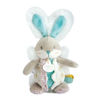 DC3484AMANDE - Sugar Rabbit - Pantin Attachment-Pacifier with Rattle Almond