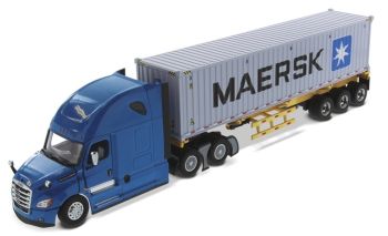 DCM71048 - FREIGHTLINER Cascadia 6x4 with container carrier and container 40 Feet MAERSK