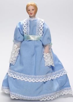 DELP102 - Miniature woman for dollhouse hauteur 15 cm