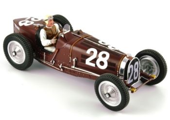 FLM-118002/28M - BUGATTI Type 59 #28 Monaco Grand Prix 1934 Brown