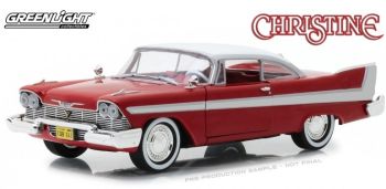 GREEN84071 - PLYMOUTH Fury 1958 red roof white of Christine movie