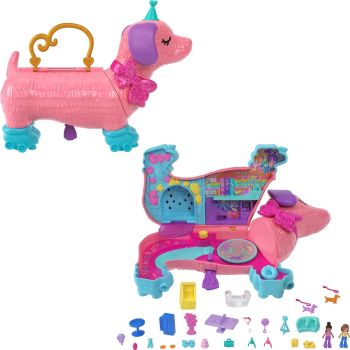 MATHKV52 - Puppy Party with Polly Pocket figures and accessories