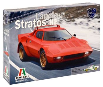 ITA3654 - LANCIA Stratos HF model to mount and paint paint and glue not inclued