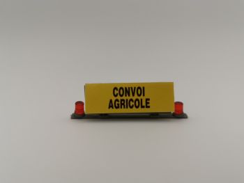 ART04615-1 - Agricultural convoy sign and flashing light