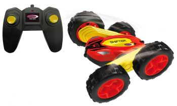 JAM410066 - Radio controlled yellow and red stunt car