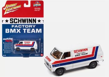 JLPC011-B - CHEVROLET G20 Van 1976 - SCHWINN - from the POP CULTURE 2023 series in blister pack