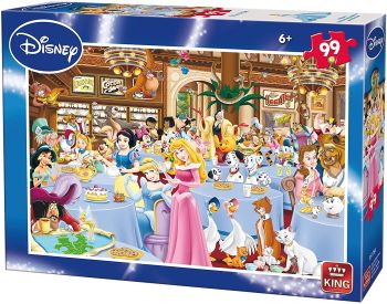 KING05178A - Puzzle 99 pieces tea time party DISNEY