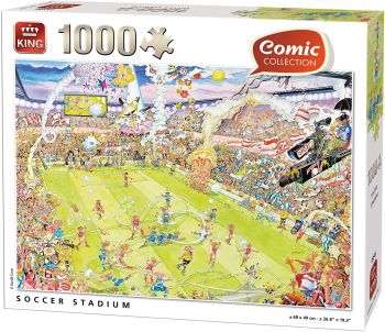 KING05546 - Puzzle 1000 pieces football stadium