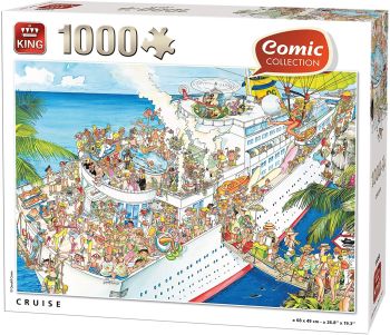 KING55888 - Puzzle 1000 Pieces The Cruise