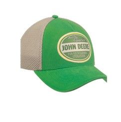 MCL201923011 - Green and beige JOHN DEERE Quality Equipment mesh cap