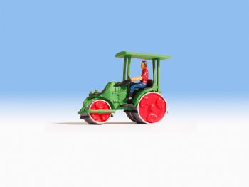 NOC16766 - Road roller Zettelmeyer green with driver