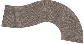 NOC60316 - Turn , paved 7.5 cm wide, about 32 cm long