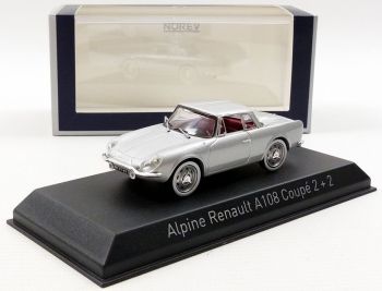 NOREV517821 - ALPINE RENAULT A108  2+2 1961 grey silver