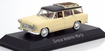 NOREV574055 - SIMCA Vedette Marly  1957 cream roof black