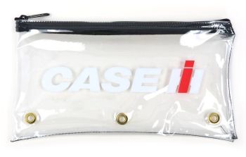 OBT048 - Clear plastic pencil pouch CASE IH