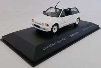 ODE050 - CITROEN AX Sport 1987 white limited 1000 units